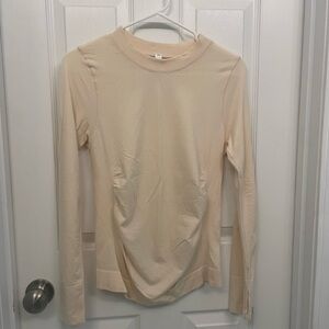Athleta Merino blend Cream Foresthill Ascent Top